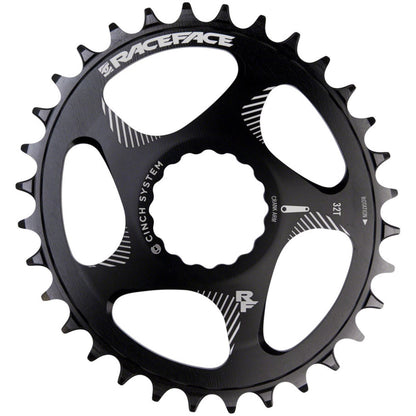 Race Face Narrow Wide Oval Chainring: Direct Mount CINCH, 28t, Black  [MPN: RNWDMOVAL28BLK]_1230571