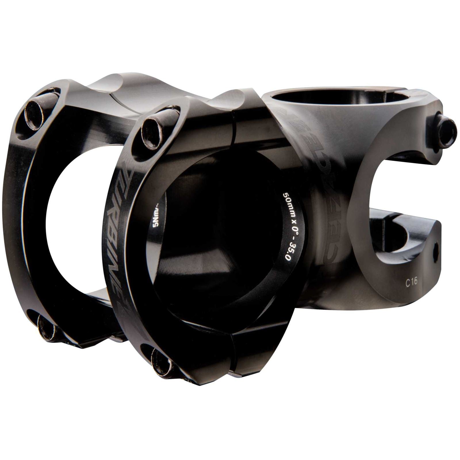 Race Face Turbine R 35 Stem Clamp: 35mm L: 50mm - Black [MPN: ST17TURR3550X0BLK]_63747