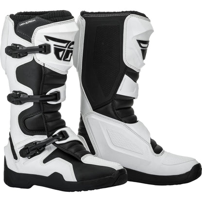 Fly Racing Maverik Boots White/Black Size 08 [MPN: 364-67508]_63839