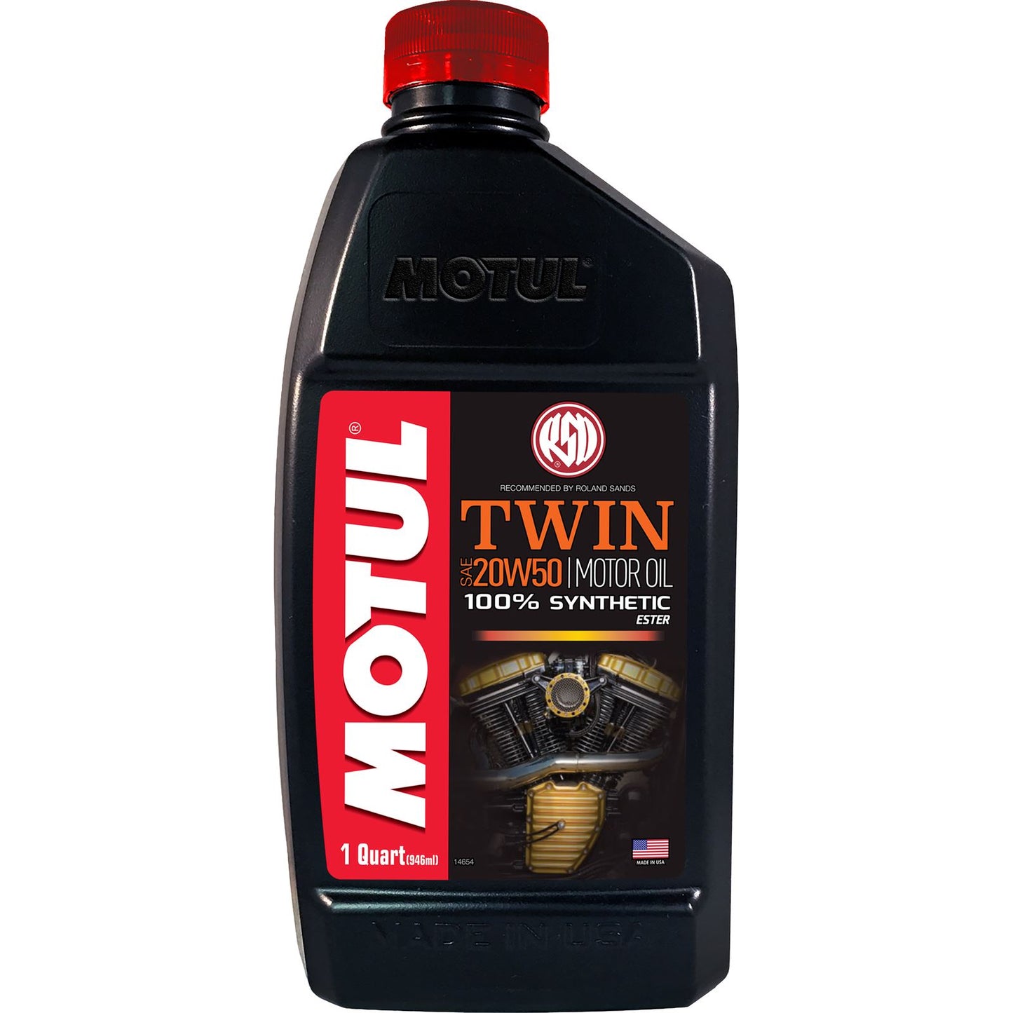 Motul Twin 100% Synthetic 20W50 - 1 Quart 108061_64072