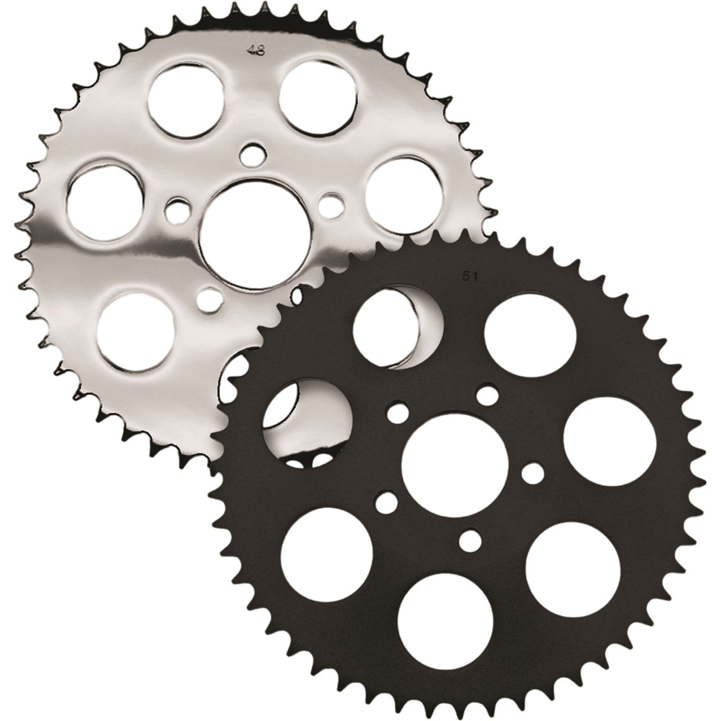 Harddrive Chrome  Rear Sprocket 51T 201659_64170