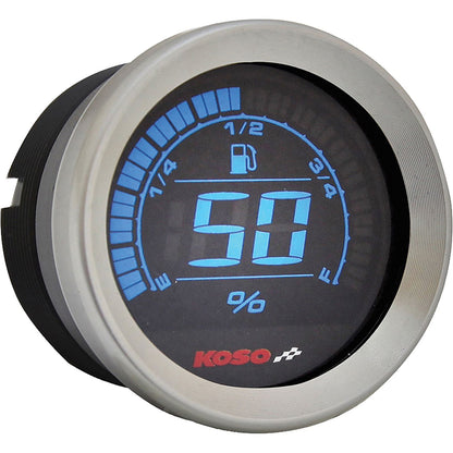 Koso HD-02 Series Gauge Kit Silver Bezel Oil Temp BA050905_64216