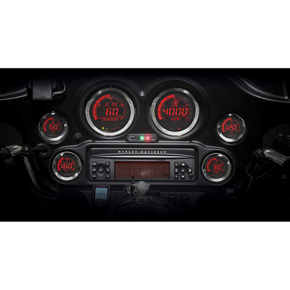 Koso HD-02 Series Gauge Kit Silver Bezel Oil Temp BA050905_410243