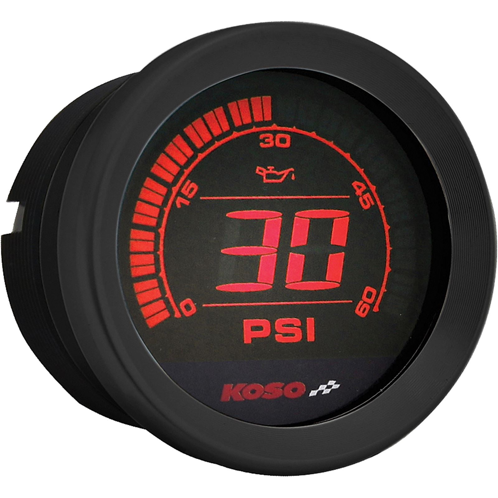 Koso HD-02 Series Gauge Kit Black Bezel Oil Temp BA050907_64238