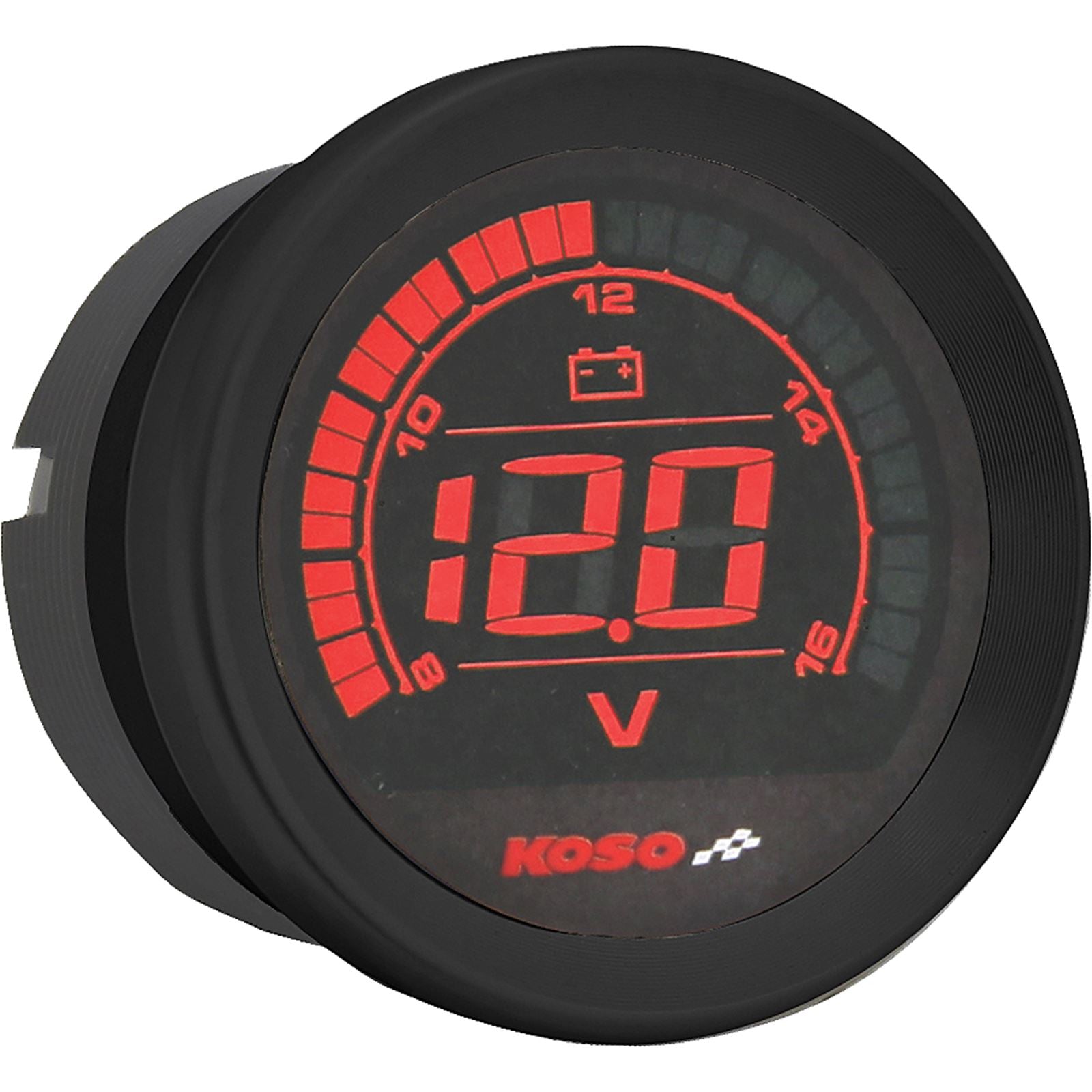 Koso HD-02 Series Gauge Kit Black Bezel Oil Temp BA050907_64239