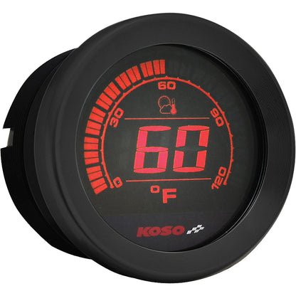 Koso HD-02 Series Gauge Kit Black Bezel Oil Temp BA050907_64241