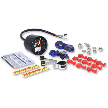 Koso TNT-02 Speedometer Tachometer Combo Black BA058100-HD_410345