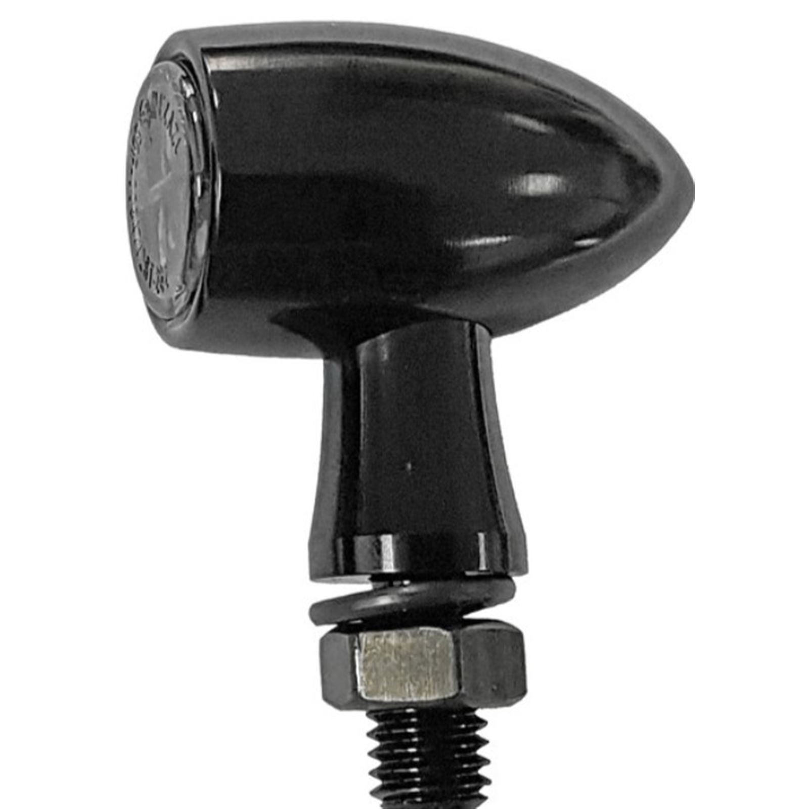 Harddrive LED Turn Signal Black Amber with Smoked Lens 161181_768199