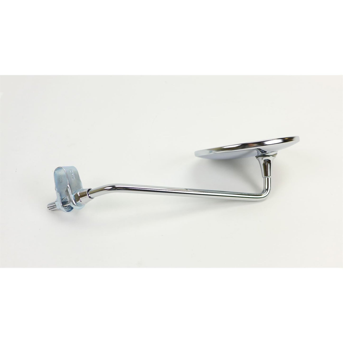 2FastMoto 8mm thread 10 1/2" Long Stem 4" Round Chrome Left Side Mirror 12-10040lf_1138649