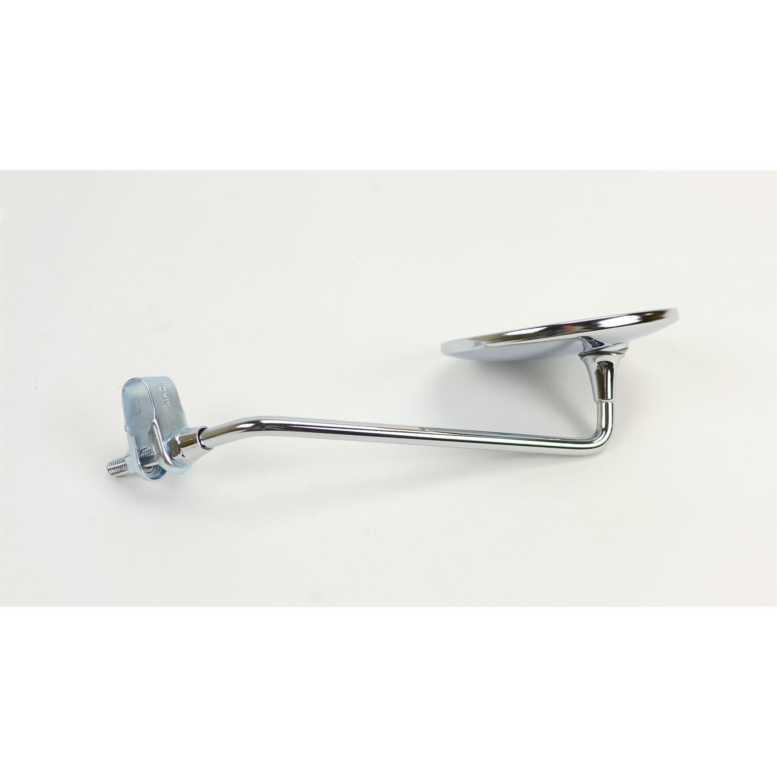2FastMoto 8mm thread 10 1/2" Long Stem 4" Round Chrome Left Side Mirror 12-10040lf_1138649