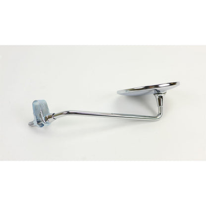 2FastMoto 8mm thread 10 1/2" Long Stem 4" Round Chrome Left Side Mirror 12-10040lf_1138649