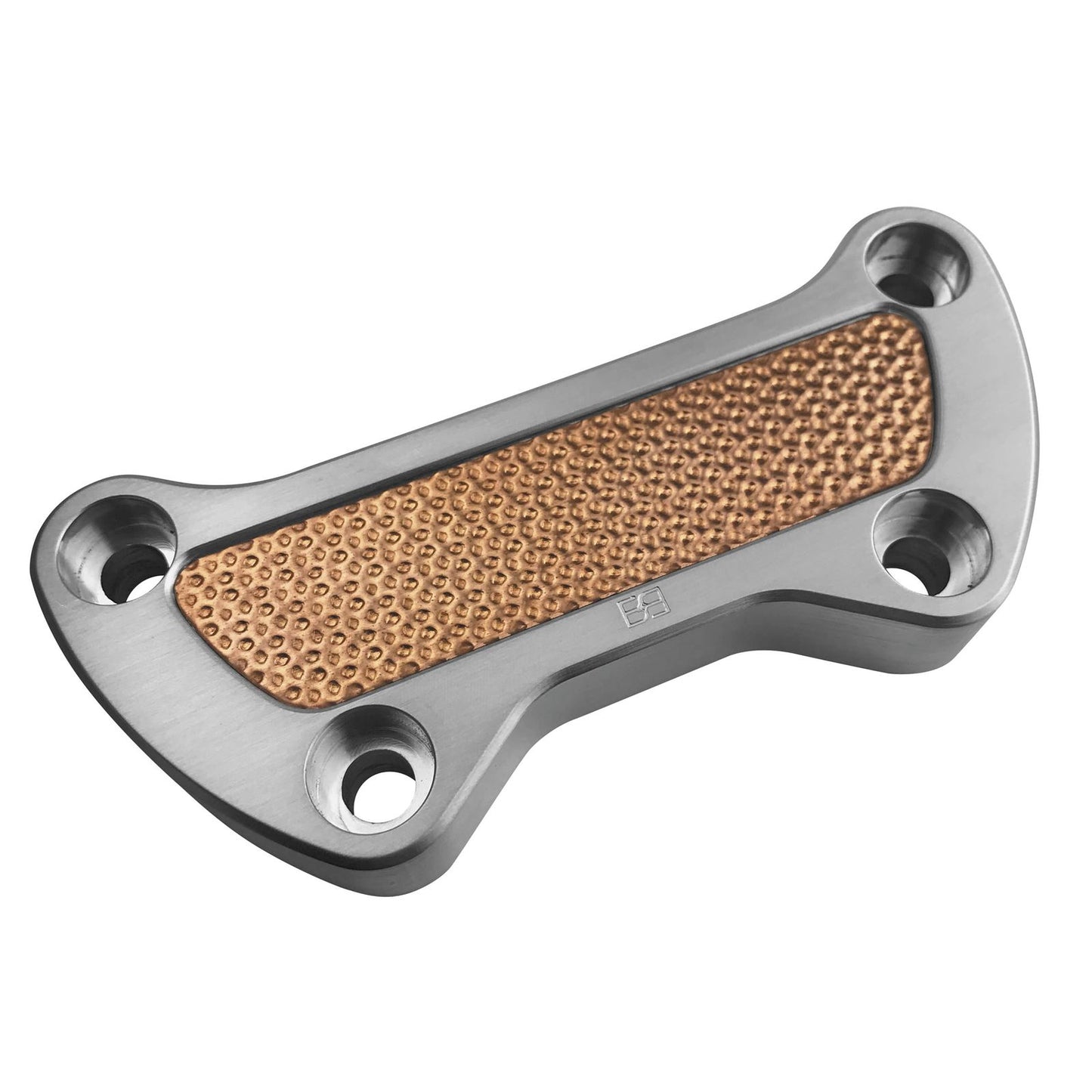 Brass Balls Top Clamp Hammered Copper/Natural  [MPN: BB10-125]_64934