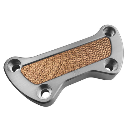 Brass Balls Top Clamp Hammered Copper/Natural  [MPN: BB10-125]_64934