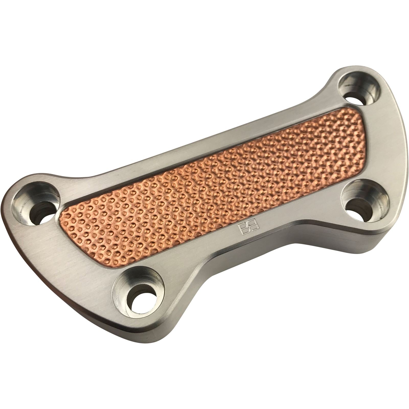 Brass Balls Top Clamp Hammered Copper/Natural  [MPN: BB10-125]_64935