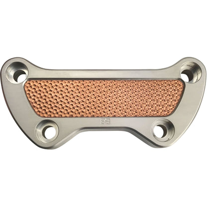Brass Balls Top Clamp Hammered Copper/Natural  [MPN: BB10-125]_64936