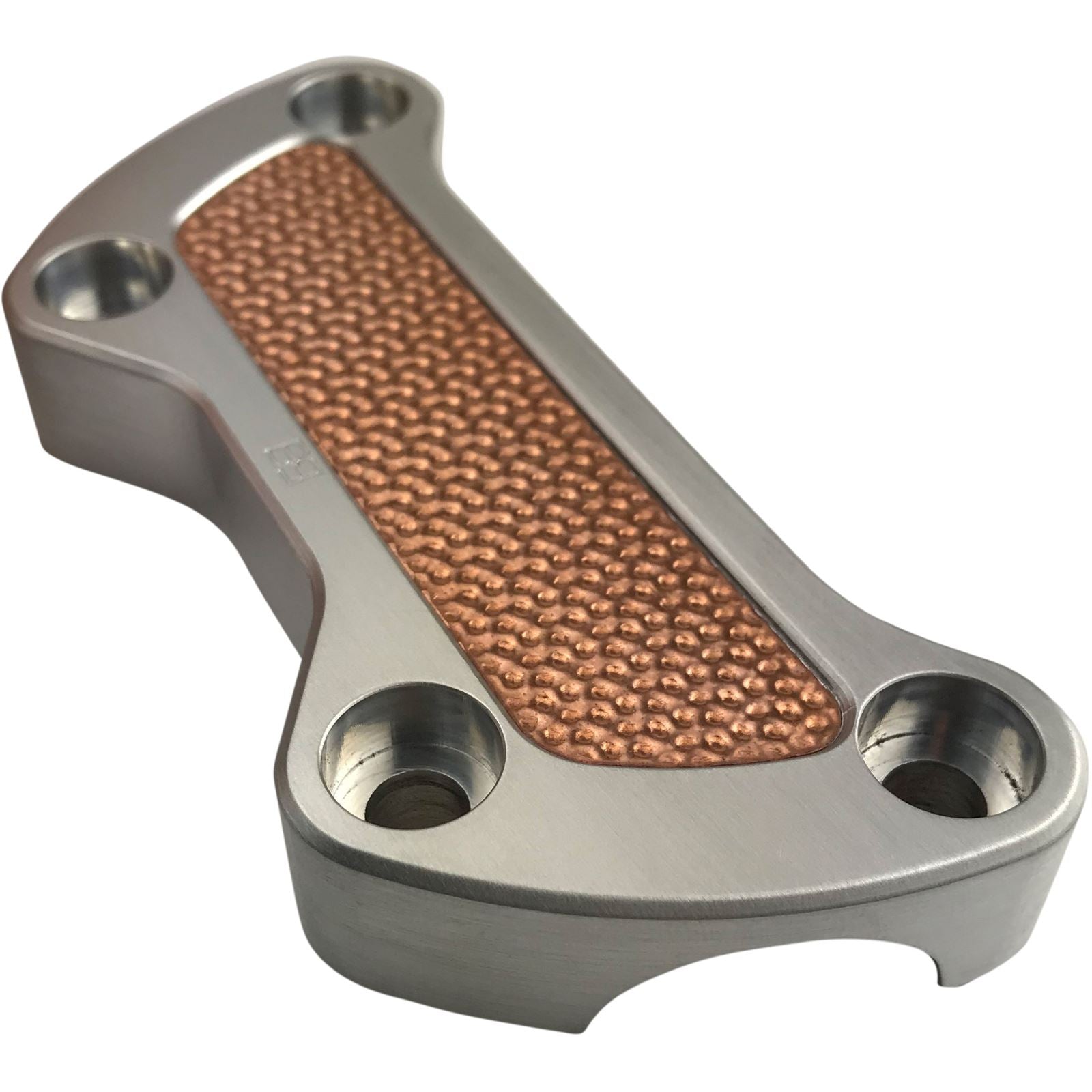 Brass Balls Top Clamp Hammered Copper/Natural  [MPN: BB10-125]_64938