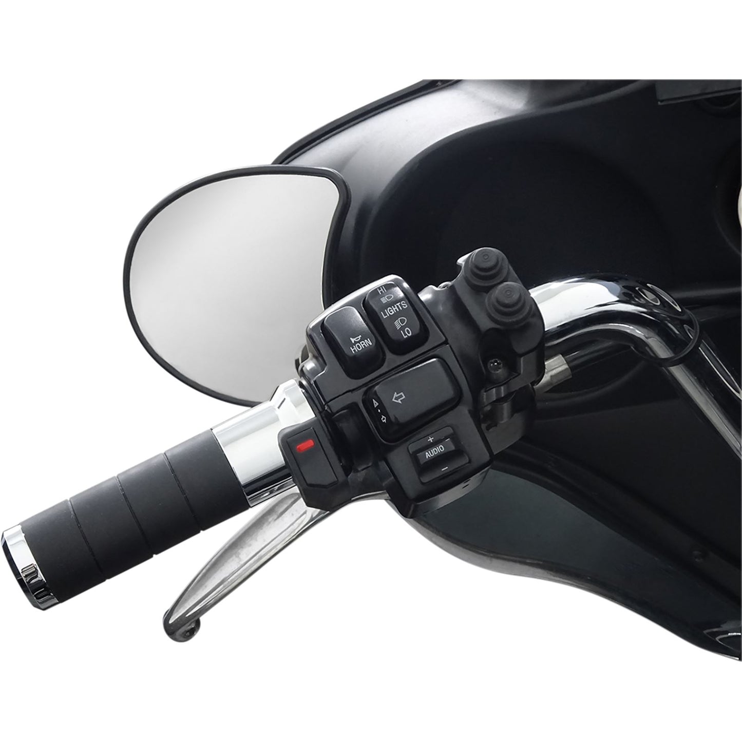 Koso Titan-X Heated Grips Chrome Cable Throttle AX068M10_410001