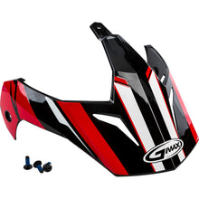 GMax Visor Vertical Black/Red with Screws GM-11 G011081_65208