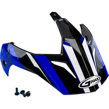 GMax Visor Vertical Black/Blue with Screws GM-11 G011082_65209