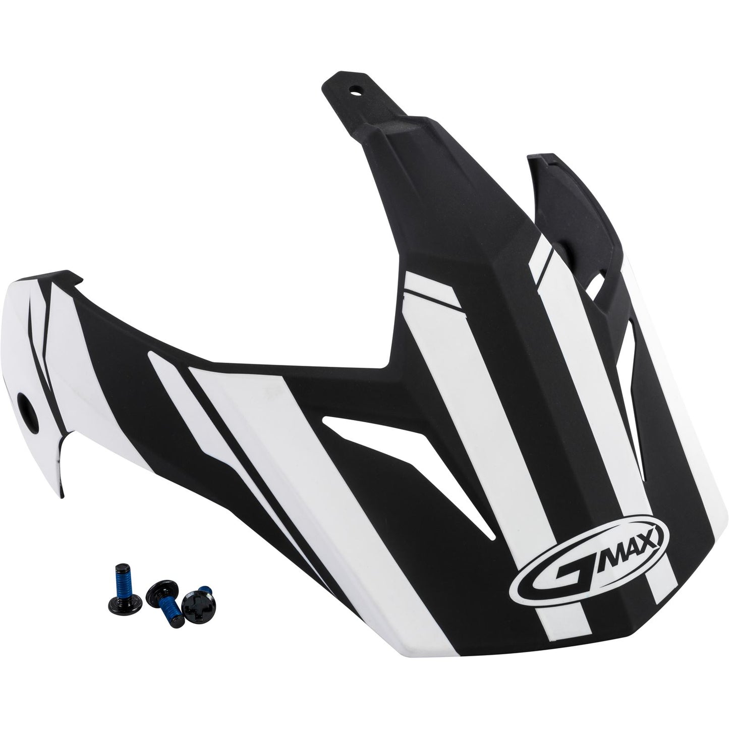 GMax Visor Vertical Black/White with Screws GM-11 G011087_65215