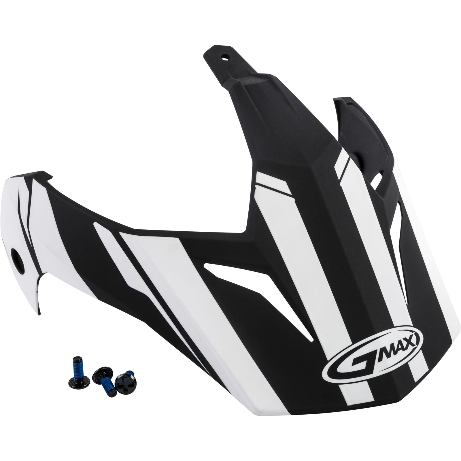 GMax Visor Vertical Black/White with Screws GM-11 G011087_65215