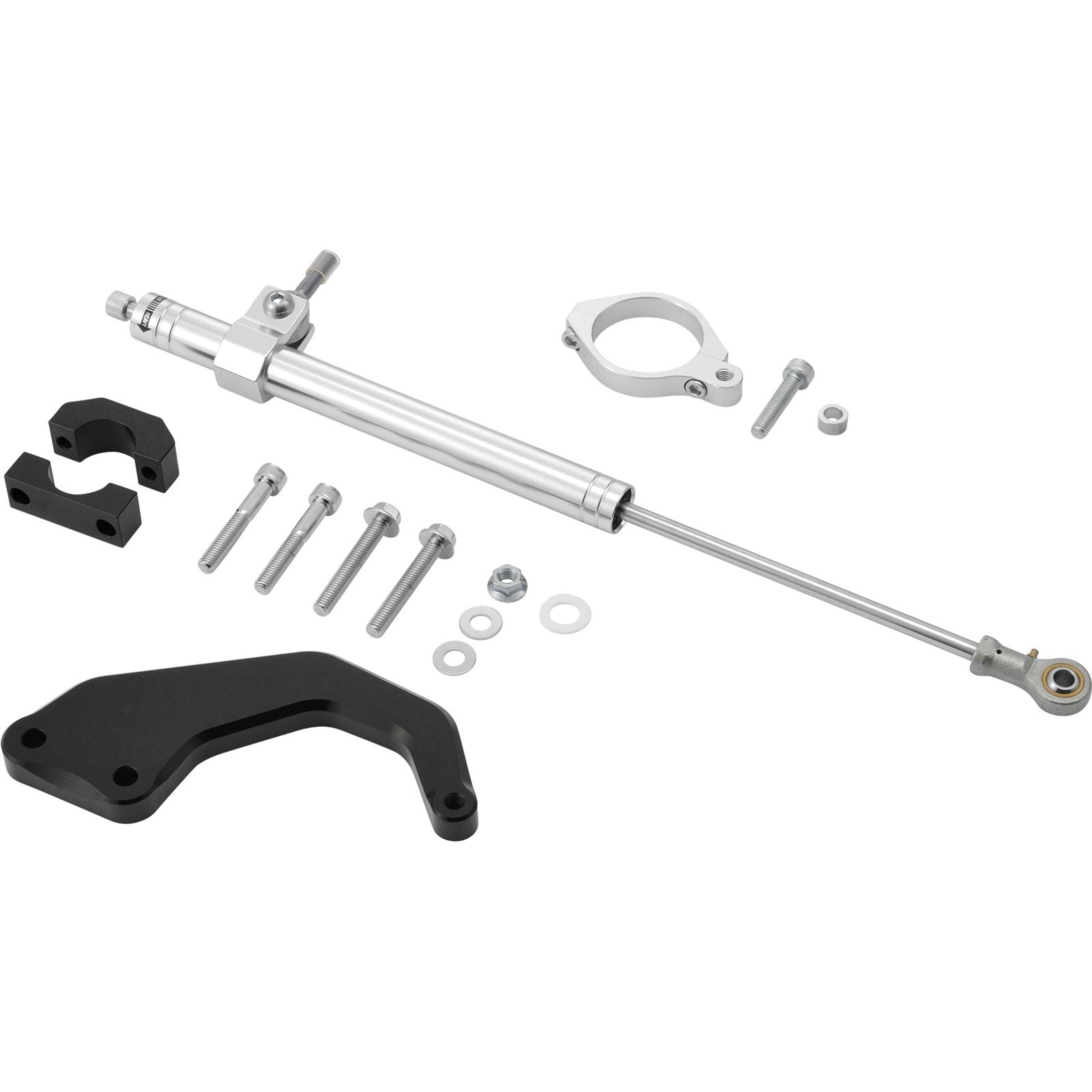 Harddrive Steering Damper 00-08 FLT Silver 87374_65587