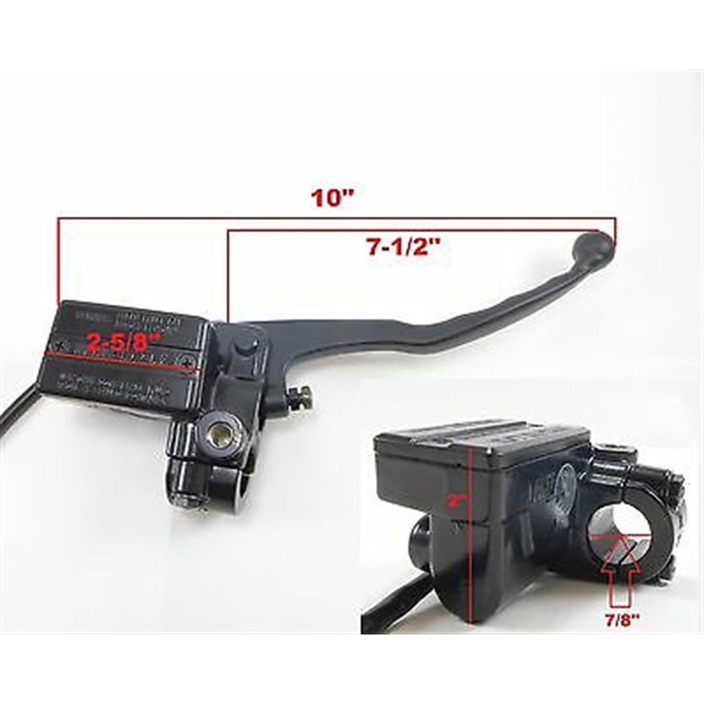 2FastMoto Dual Disc Brake Master Cylinder 16mm for Honda Kawasaki Suzuki Yamaha 02-61125d_654644