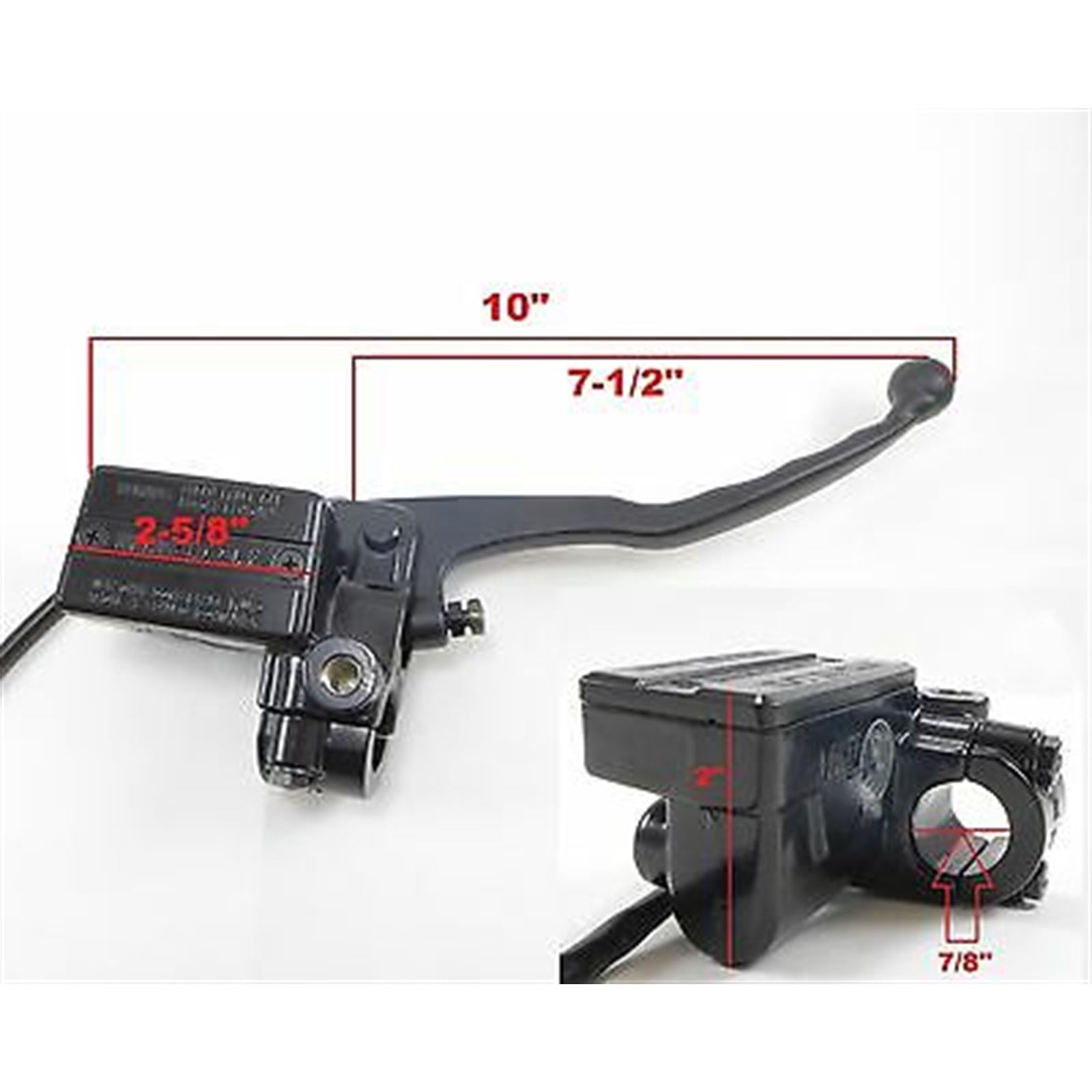 2FastMoto Dual Disc Brake Master Cylinder 16mm for Honda Kawasaki Suzuki Yamaha 02-61125d_654644