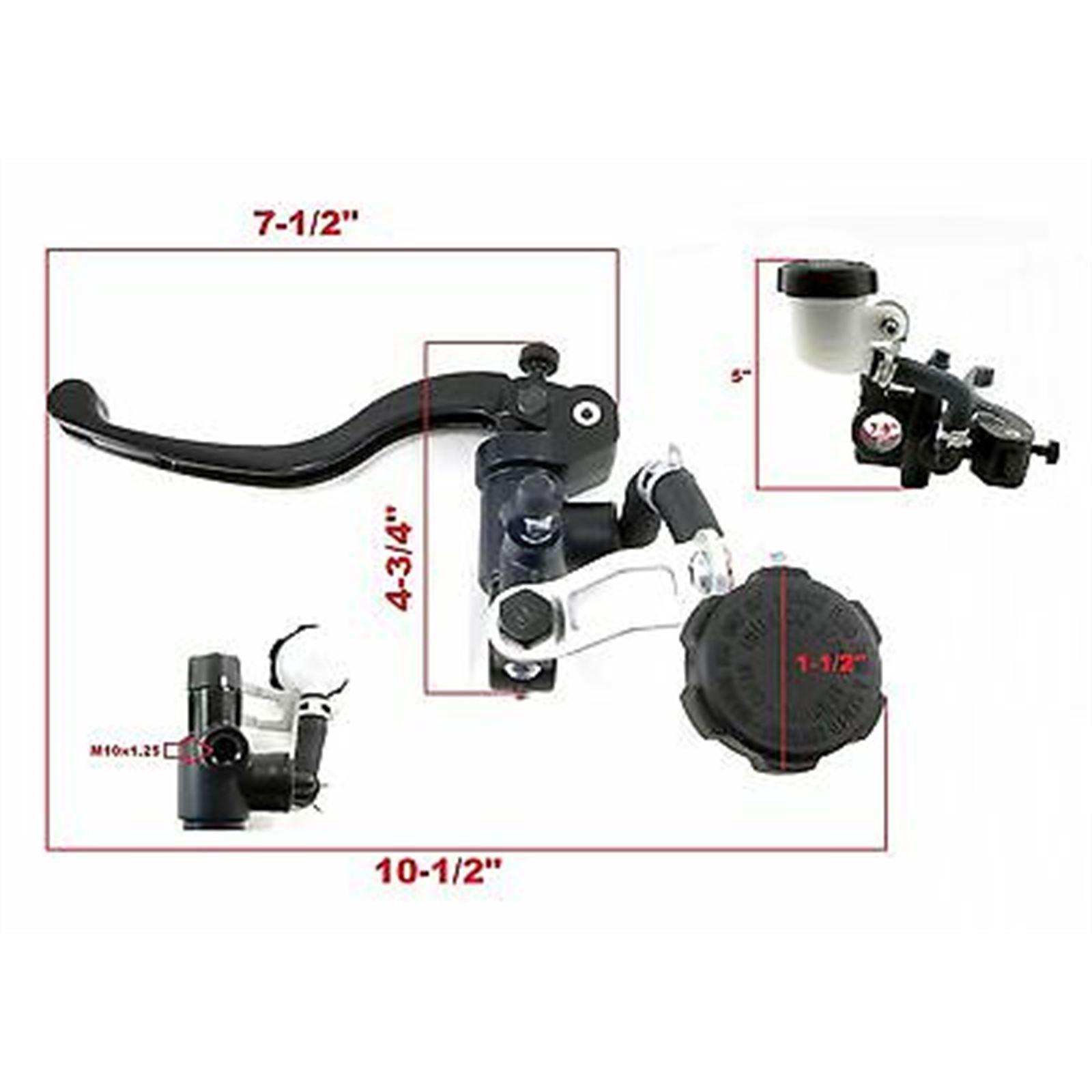 2FastMoto 20mm Hydraulic Radial Clutch Master Cylinder for 7/8" Bar Motorcycles [MPN: 02-65053]_627725