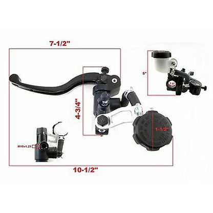 2FastMoto 20mm Hydraulic Radial Clutch Master Cylinder for 7/8" Bar Motorcycles [MPN: 02-65053]_627725