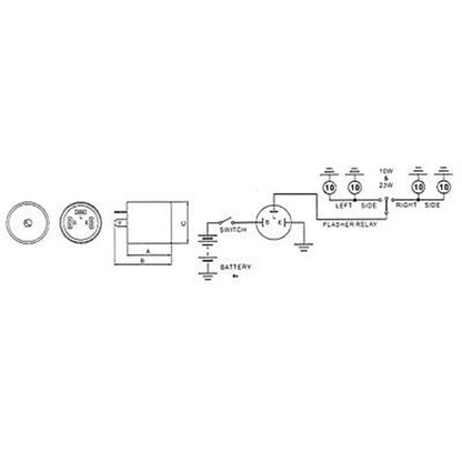 2FastMoto 6 Volt 3-Prong Flasher Relay Blinker Turn Signal For Yamaha  [MPN: 542-83350-60]_628865