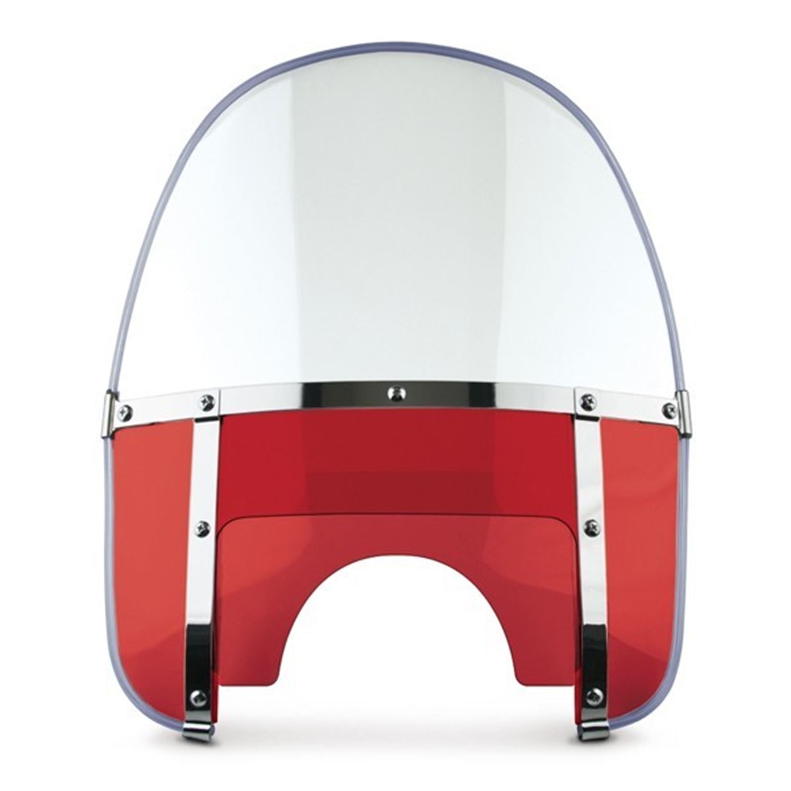 National Cycle Heritage Beaded Windshield - Adjustable - Red  [MPN: N2231]_871580