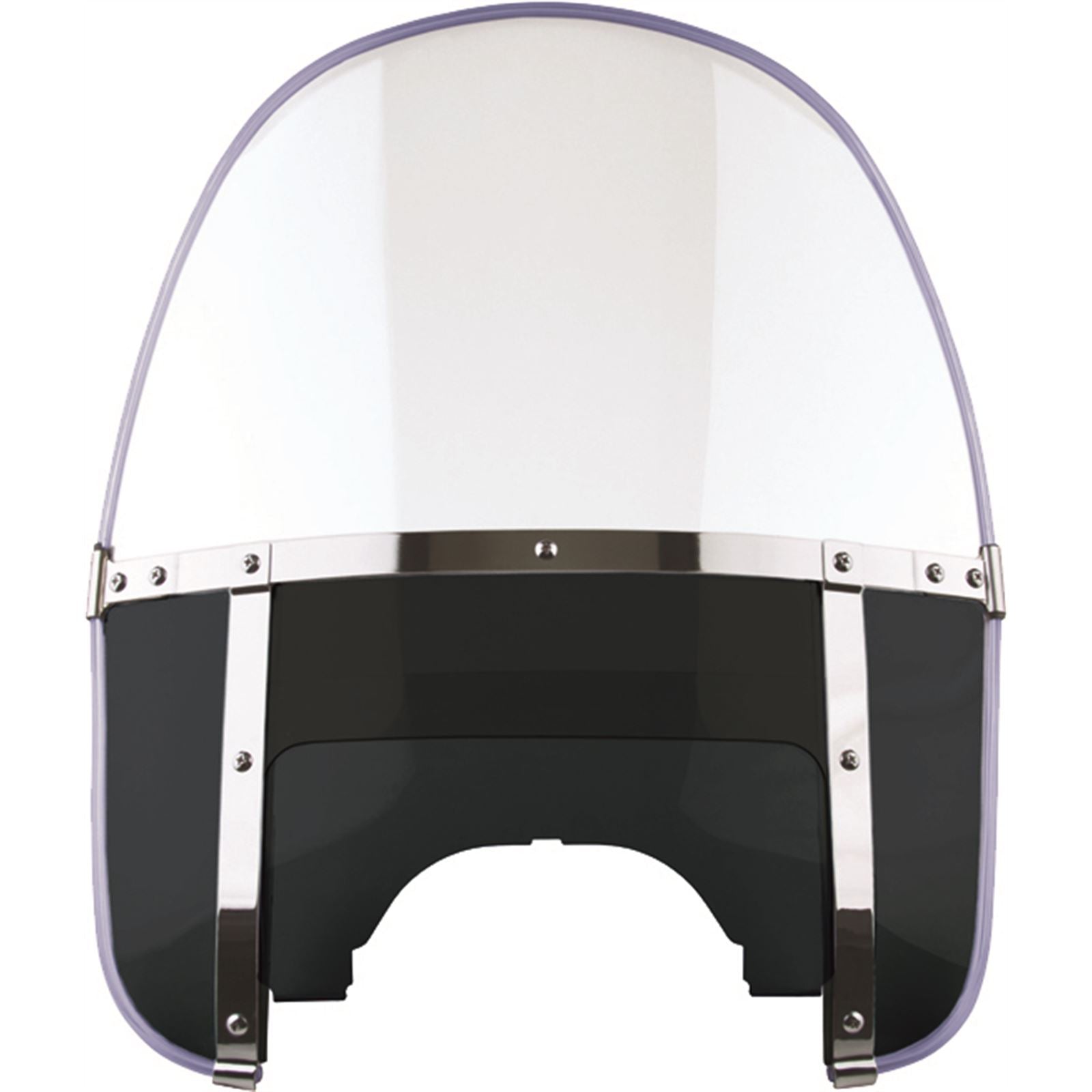 National Cycle Heritage Beaded Windshield - Black Adjustable Window N2233_66314