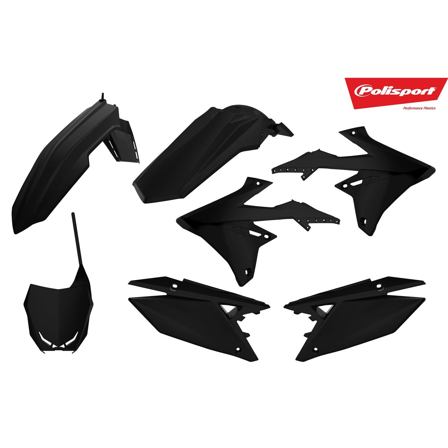Polisport Plastic Body Kit Black [MPN: 90765]_66583