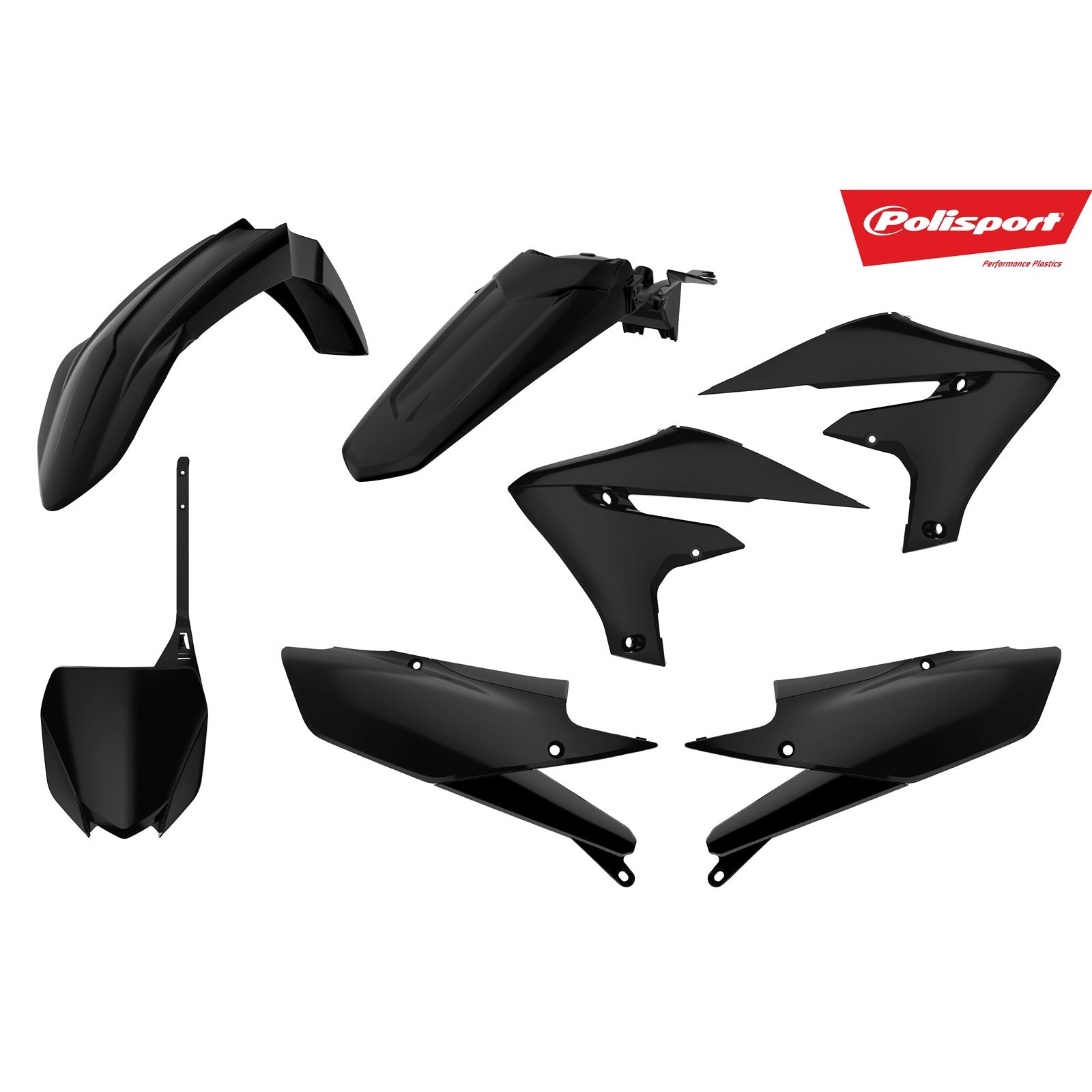 Polisport Plastic Body Kit Black 90768_66586