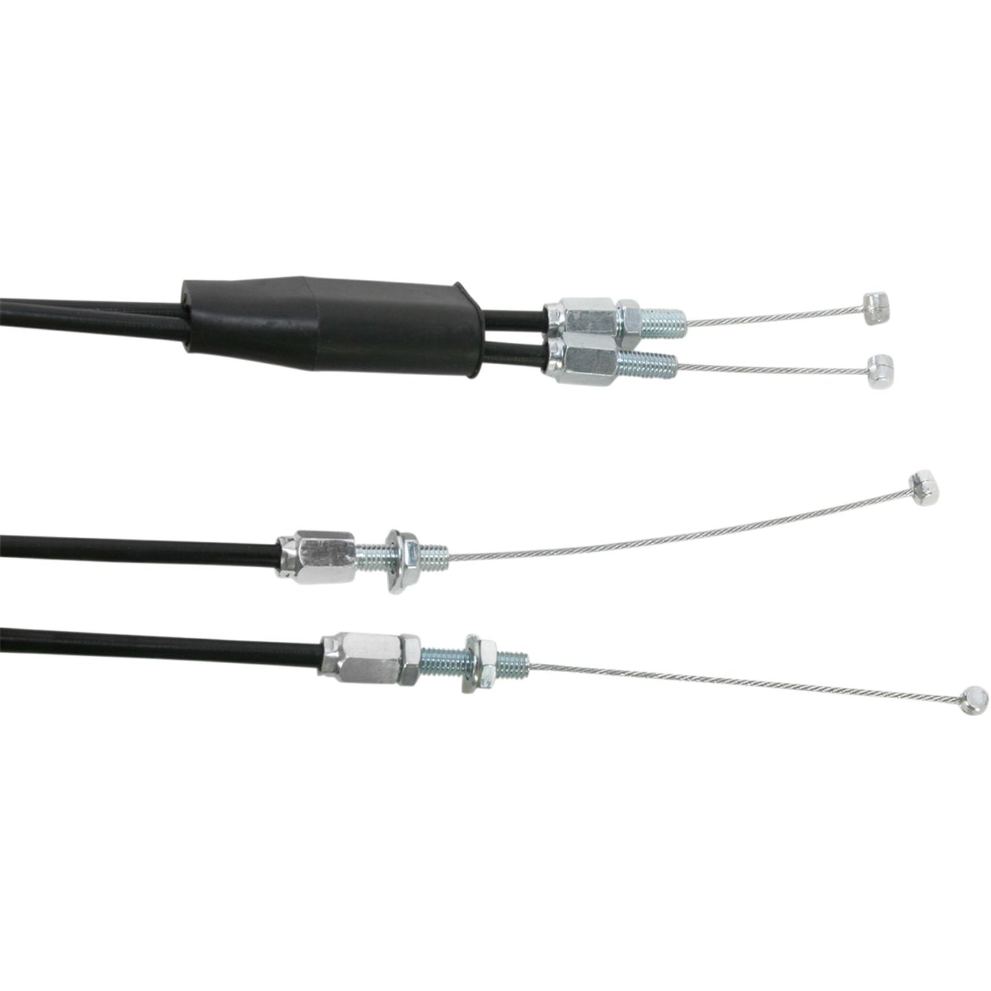 Motion Pro Black Vinyl Throttle Push-Pull Cable Set 02-0584_444324