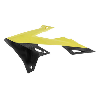Acerbis Radiator Shrouds Yellow with Black 2686491017_66767
