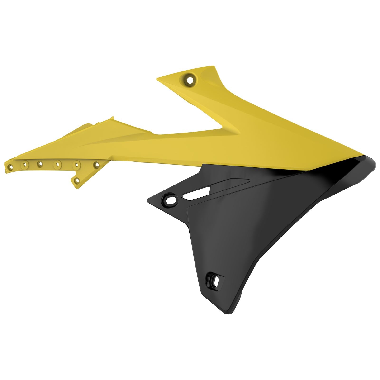 Polisport Radiator Shroud Yellow/Black 8421100001_66841