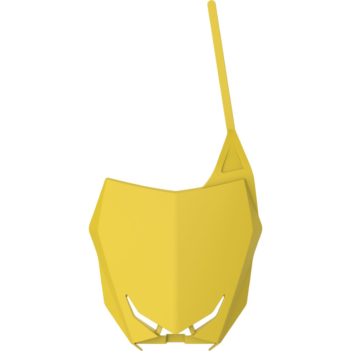 Polisport Front Number Plate - Yellow 8666100001_66853