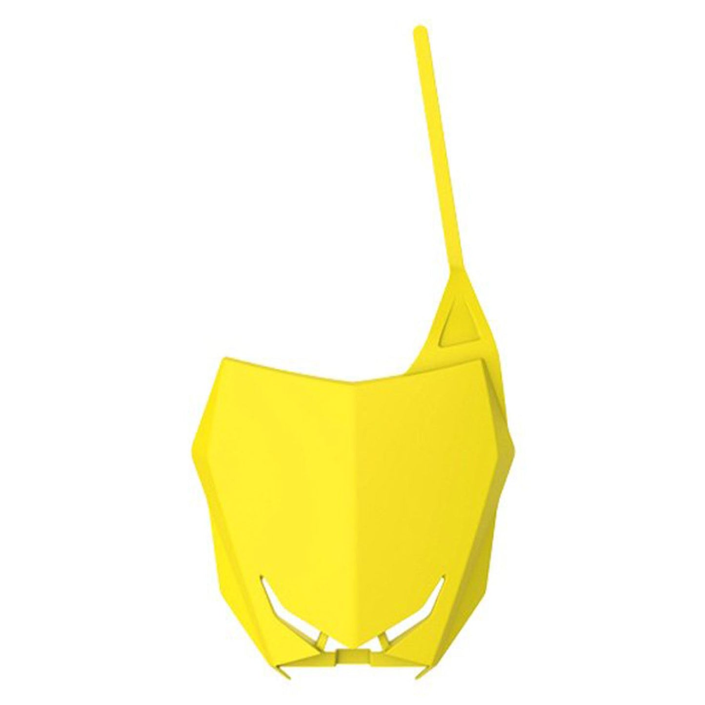 Polisport Front Number Plate - Yellow 8666100001_557565