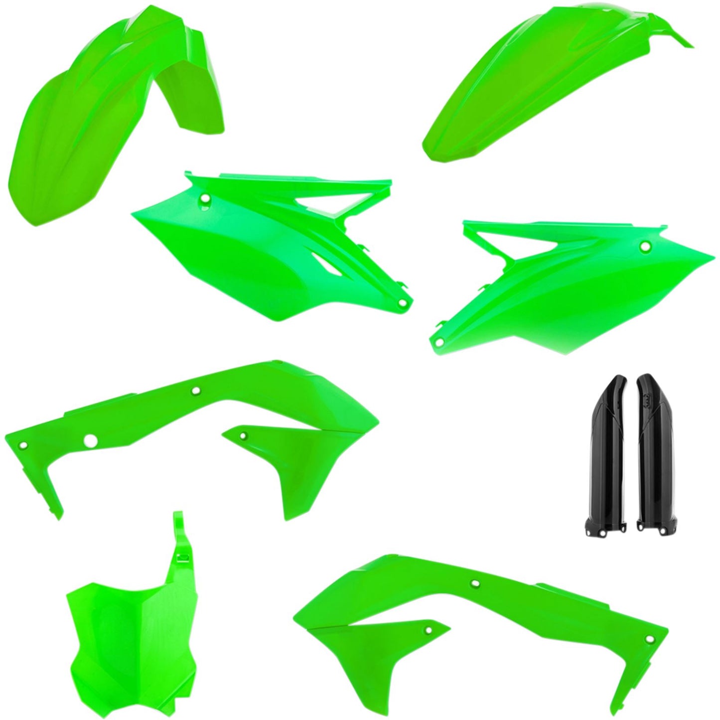 Acerbis Full Plastic Kit Fluorescent Green 2685840235_321706