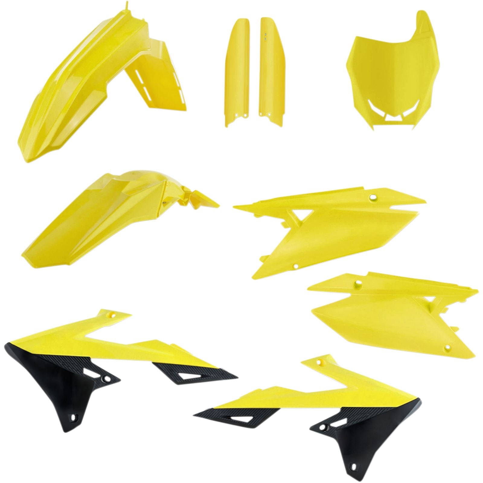 Acerbis Full Plastic Kit Fluorescent Yellow 2686554310_321713