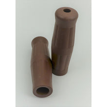 2FastMoto Coke Bottle Grips Old School Vintage Brown For 7/8" Handlebars 01-23073_943067