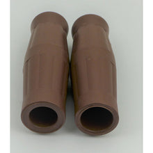 2FastMoto Coke Bottle Grips Old School Vintage Brown For 7/8" Handlebars 01-23073_943068