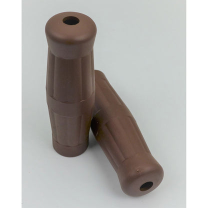 2FastMoto Coke Bottle Grips Old School Vintage Brown For 7/8" Handlebars 01-23073_943070