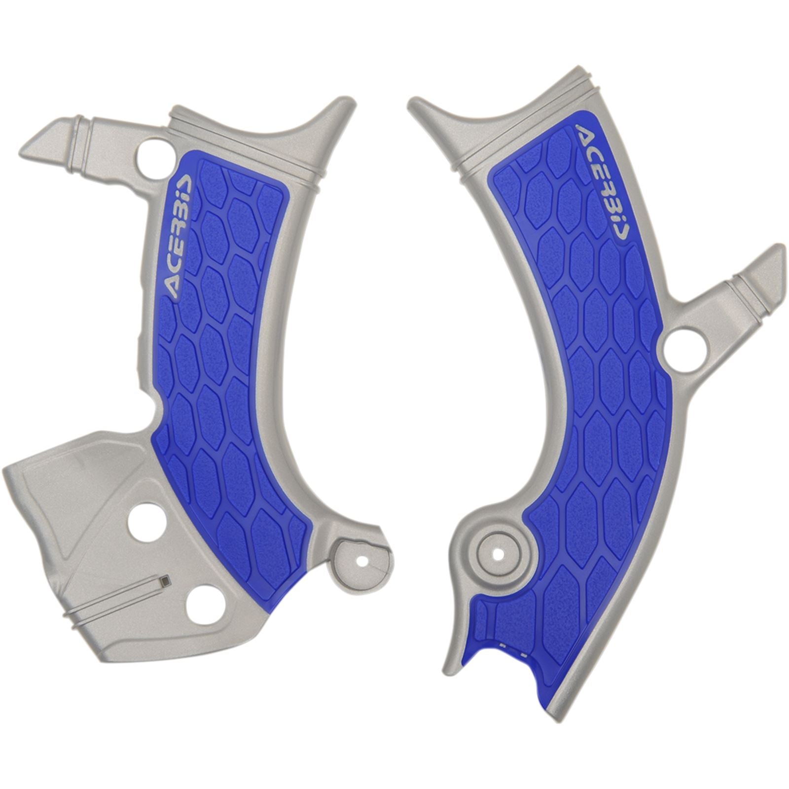 Acerbis X-Grip Frame Guard Silver/Blue 2689411404_319421