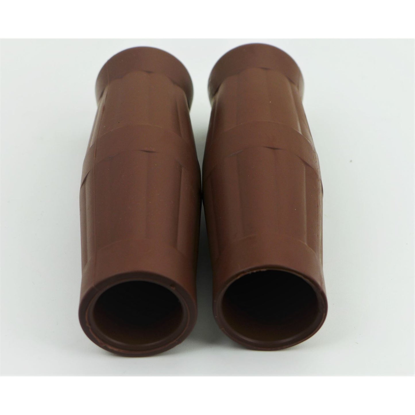 2FastMoto Brown Coke Bottle Style Grip Pair For 1" Handlebar Motorcycle 01-23078_899227