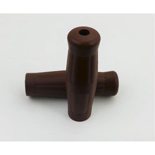2FastMoto Brown Coke Bottle Style Grip Pair For 1" Handlebar Motorcycle 01-23078_899229