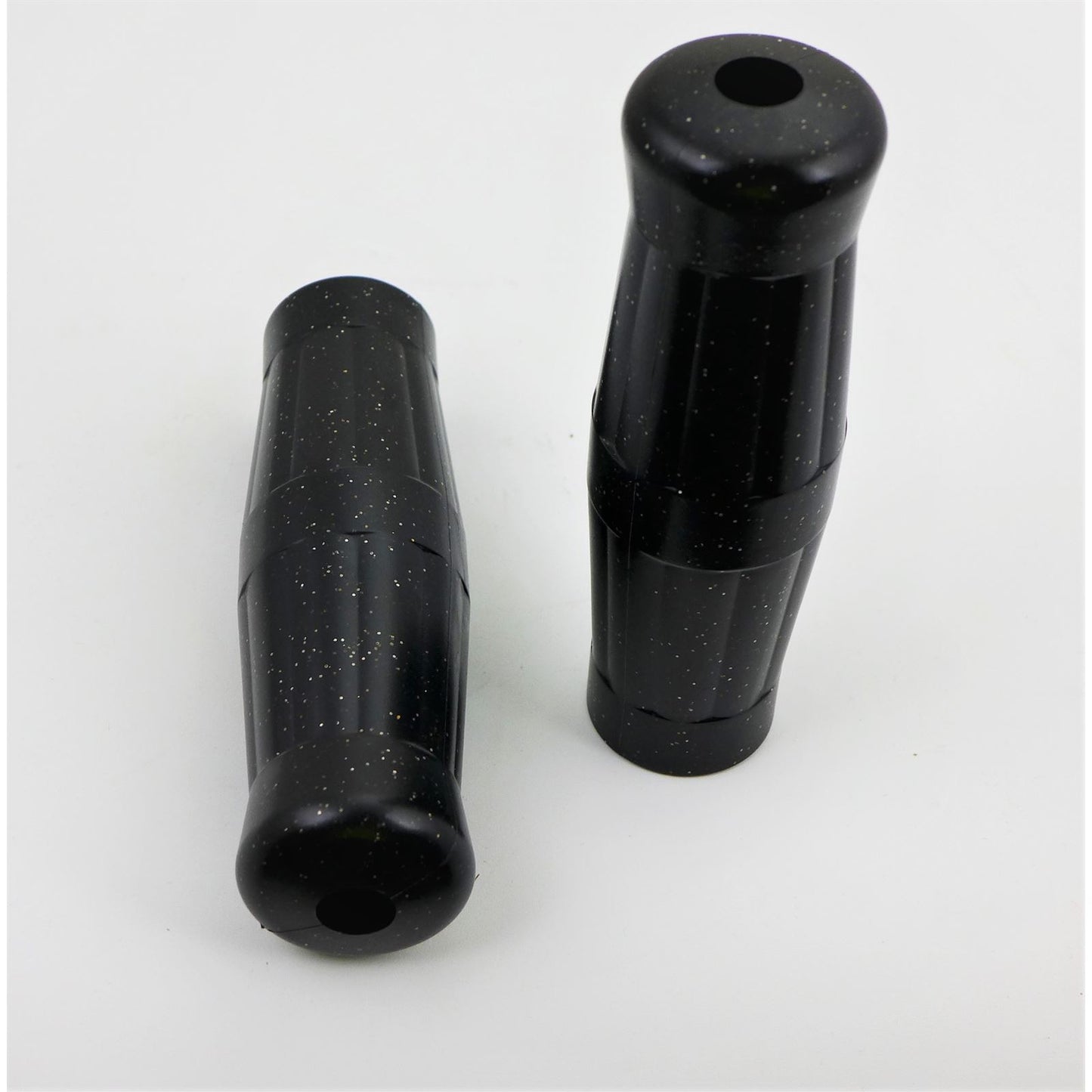 2FastMoto Black Matalflake Coke Bottle Grips for 7/8" Handlebars ry01-034_899230