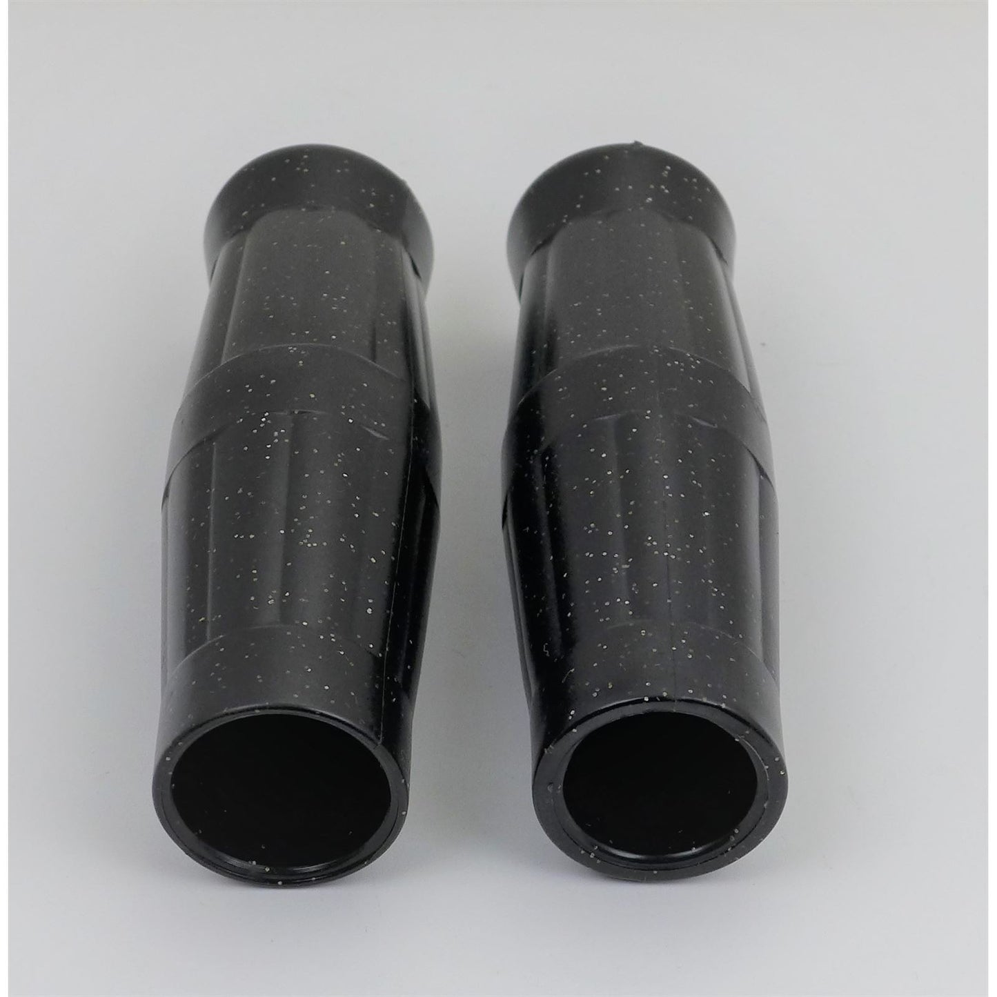 2FastMoto Coke Bottle Style Grips Black W/Metal Flakes 1" Handlebars Motorcycle ry01-034_938692
